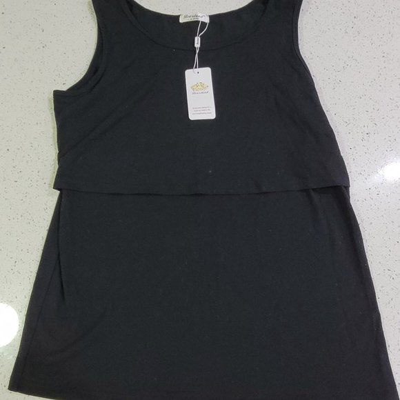 NWT Bearsland Women's Sleeveless Maternity Nursing Tank Top Breastfeeding - Picture 2 of 6